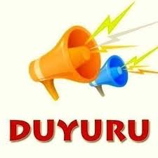 DUYURU!!!